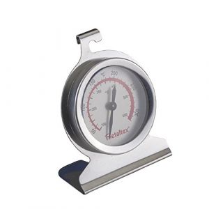 Metaltex 298052 Four Thermomètre Acier Inoxydable Argent 20 x 15 x 7 cm