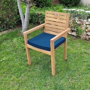 Image de Teck'Attitude Coussin bleu marine pour fauteuils fixes