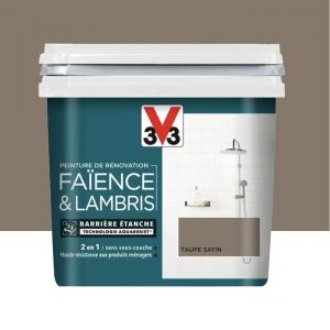 V33 Peinture De R&eacute;novation Fa&iuml;ence & Lambris Taupe 0,75 L