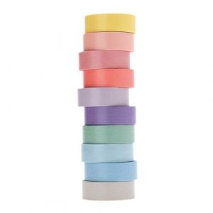 Rico Design Assortiment de Masking Tape - Pastel - 1,5 cm x 5 m - 10 pcs