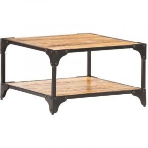 VidaXL Table basse 60x60x35 cm Bois de manguier massif. Produit Neuf ! Garantie 0 ans !