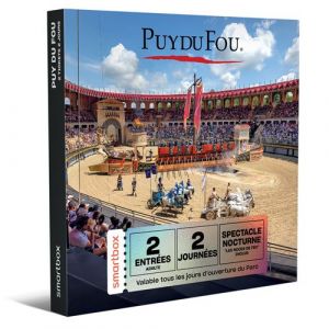 Smartbox Coffret Cadeau - Deux journées au Puy du Fou en 2026 pour 2 adultes - 2 entrées adulte pour 2 jours au Puy du Fou