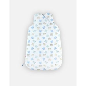 Noukie's Gigoteuse 70cm en jersey BIO, &eacute;cru/bleu clair