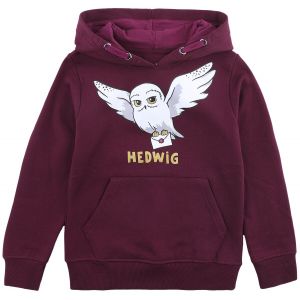 Sweat-Shirt à capuche de Harry Potter - Enfants - Hedwige - 128 à 164 - pour filles - rouge