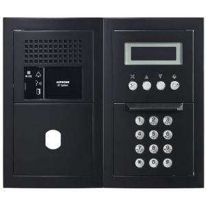Aiphone Platine audio modulaire, défilement, finition noir, avec emplacement Vigik gtbahsbmb 200469