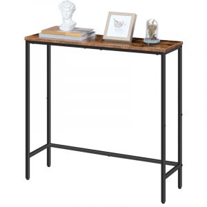 Table Console Fine, Petite Table de Pr&eacute;sentation, Table d'Entr&eacute;e, Bout de Canap&eacute;, Table d'Appoint Long, pour Couloir Hoobro EBF75XG01