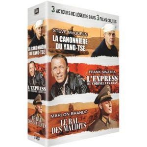 Coffret Le Bal des Maudits + La Cannonière du Yang-Tsé + L'Express du Colonel Von Ryan