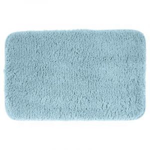 Image de Tapis de Salle de Bain "Microfibre" 50x80cm Bleu Prix