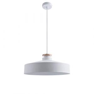 Paco Home Suspension Lampe Salle À Manger Cuisine Lampe De Table À Manger Scandinave E27 Design T, Bois blanc