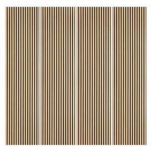 4 x panneau acoustique int&eacute;rieur en ch&ecirc;ne de 240x60cm Kover-O