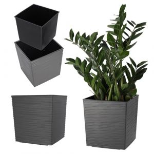 Kadax - Cache-pot pour Pot de Fleurs avec Insert Couleurs 30 cm