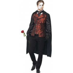 Déguisement comte rouge homme Halloween