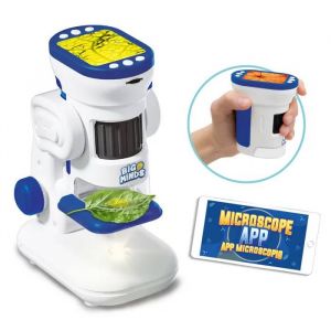 WorldBrands Microscope Enfant 30 Exp&eacute;riences - Big Minds | Microscope De Poche Portable | Experiences Scientifiques Enfants 3 Modes De Jeu |