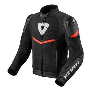 Rev it Blouson textile Revit Mantis noir/rouge fluo - S