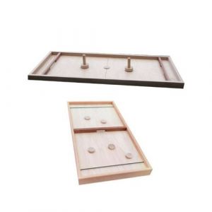Jeu géant en bois - recto/verso - Speed Trappe and Air Hockey