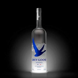 Image de Grey Goose Vodka - 40,0 % Vol. - 70 cl - Edition limitée fêtes de fin d'année - Socle lumineux