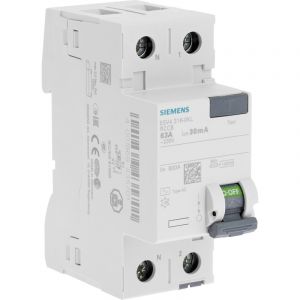 Siemens Interrupteur différentiel peignable 63A type AC