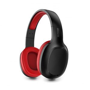Urban Factory MOVEE Casque Sans fil Arceau Jouer Micro-USB Bluetooth Noir, Rouge