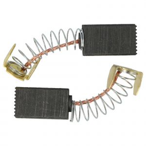 Vhbw 2x balais charbon 6 x 10 x 15 mm compatible avec Matrix SMS 1800-250 outil &eacute;lectrique, tron&ccedil;onneuse, scie &agrave; onglet + ressort