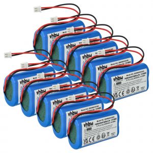 Vhbw 10x Batterie compatible avec K-Bright lampe de chevet, de salon (4400mAh, 3,7V, Li-ion)