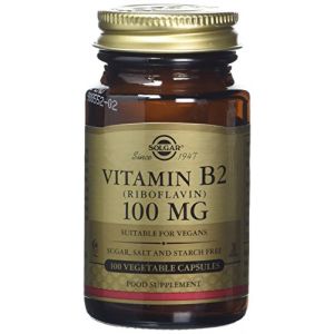 Solgar Vitamin B2, 100 mg, 100 Veggie Caps