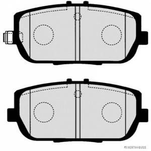 Herthundbuss Jeu de 4 plaquettes de frein &agrave; disque J3613020