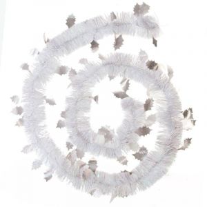 Feeric Light & Christmas Guirlande de No&euml;l large 15 cm d&eacute;co Feuilles de Houx Longueur 2 m&egrave;tres