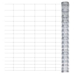 Image de VidaXL Cl&ocirc;ture De Jardin Acier Galvanis&eacute; 50x0,8 M Argent&eacute;