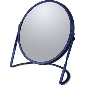 Spirella Miroir grossissant sur pied AKIRA Bleu Mat