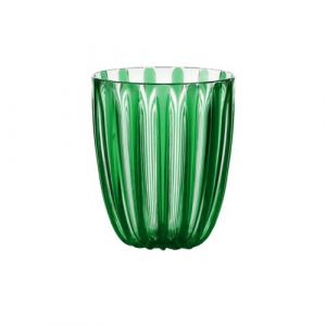 Guzzini Verre Bas "Dolcevita", Bio-Based Plastic, Emerald, 8,5x8,5xh10, Vert