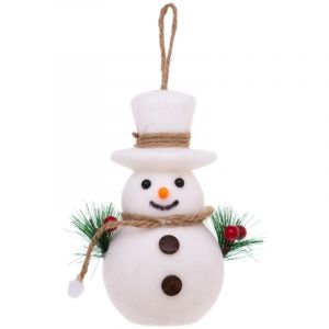 1001kdo - Bonhomme de neige boule de sapin de noel