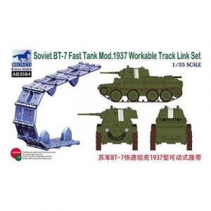 Bronco Models Accessoires pour maquette char : Maillons de chenilles pour Soviet BT-7 Fast Tank Mod.1937 - Garçon