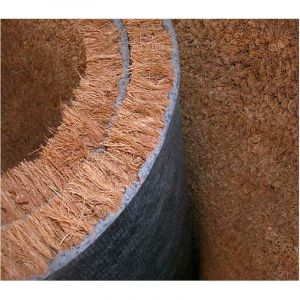 Emmevi Mv S.p.a. - Paillasson en Noix de Coco Naturelle Dos Antidérapant Robuste Porte d'entrée de Maison - 40x60 cm