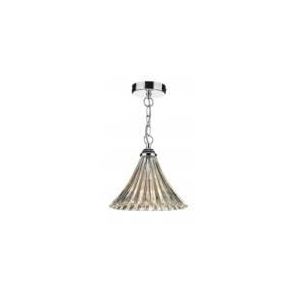 Image de Suspension Ardeche en verre et chrome (25 cm) 60 W