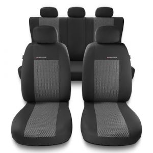 Mossa Housses de siège adaptées pour Seat Ibiza I, II, III, IV, V (1984-2019) - housse siege voiture universelles - UNE-2
