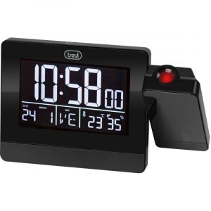 Trevi R&eacute;veil num&eacute;rique EC 884 PJ LED affichage temp&eacute;rature double alarme USB