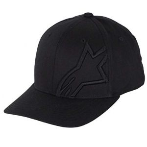 Alpinestars Casquette de Baseball Homme Corp Shift 2 Flexfit - Noir (Black) - Medium