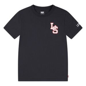 Levi's T-shirt enfant LS MONOGRAM TEE Noir - Taille 12 ans,14 ans,16 ans