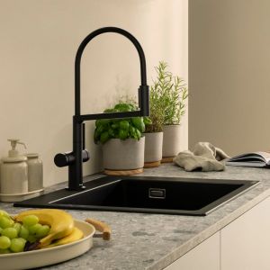 Image de Hansgrohe Talis Select M54 Mitigeur de cuisine pivotant avec douchette extractible, 72861670,