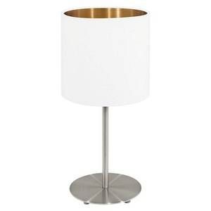Image de Eglo Lampe à poser PASTERI Nickel mat, 1 lumière - Moderne - Intérieur - PASTERI - Délai de livraison moyen: 8 à 12 jours ouvrés. Port gratuit France métropolitaine et Belgique dès 100 ?.