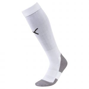 Image de Puma Chaussettes Football LIGA Core pour Homme, Blanc/Noir, Taille 31-34