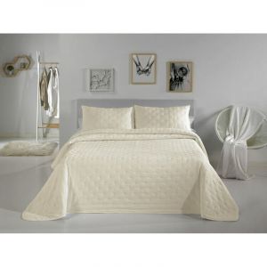Pierre Cardin Couvre-lit à Pois Terre pour lit de 135 cm (3 pièces)