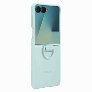 Samsung silicone avec anneau B7 Vert d'eau
