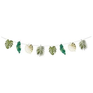 Ruedelafete Guirlande de feuilles tropicales