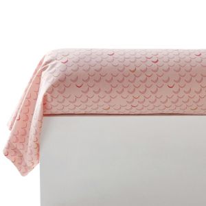 Taie de traversin coton PASTILLES - rose poudr&eacute;