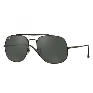 Image de Ray-Ban The general Homme Sunglasses Verres: Vert Polarisés, Monture: Noir - RB3561 002/58 57-17