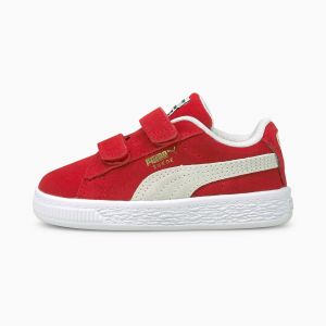 Puma Chaussure Baskets Suede Classic XXI b&eacute;b&eacute;, Rouge/Blanc, Taille 23, Chaussures