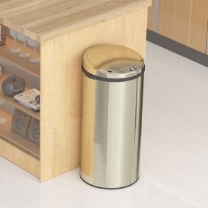 Poubelle de cuisine automatique inox Acier inoxydable 42 l - inox
