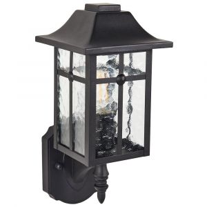 Beliani Lampe murale pour l'extérieur ALATA Noir