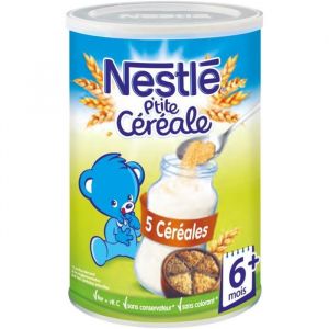 Nestl&eacute; P'tite C&eacute;r&eacute;ale 5 C&eacute;r&eacute;ales 400 g - 6 mois +
